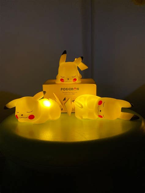 Pokémon Pikachu Night Light Etsy Uk