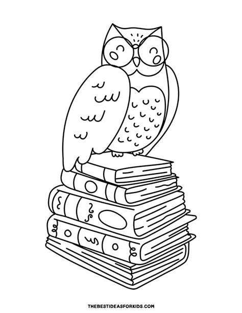 Owl Coloring Pages (Free Printables) - The Best Ideas for Kids