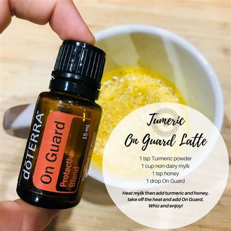 Turmeric On Guard Latte With Doterra Essential Oils Essential Oil