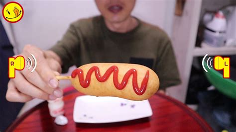 Asmr Hot Dog Mukbang Korean Snack Youtube