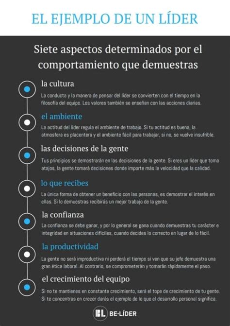 Infograf A El Ejemplo De Un L Der