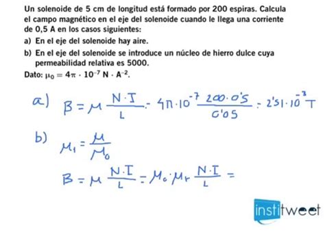 Calcular el campo magnetico en el eje de un solenoide Vídeo Dailymotion