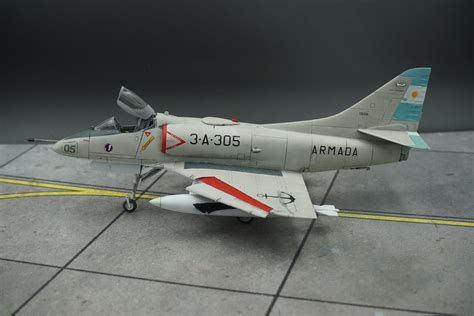 Argentine Douglas A 4q Skyhawk 172 Rmodelmakers