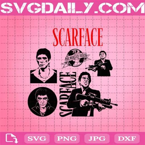 Scarface Svg Scarface Bundle Svg Svgdaily Daily Free Premium Svg Files