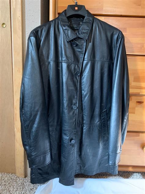 Wilson Leather Jacket Thinsulate Insulation Men Xl Bl Gem