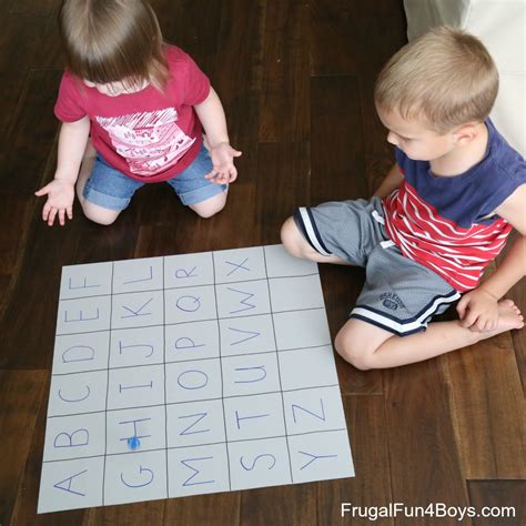 Four Simple Alphabet Games that Preschoolers will Love - Frugal Fun For ...