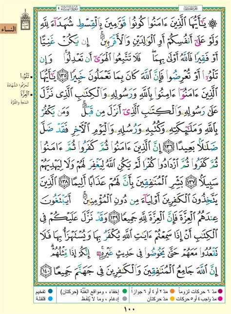 تفسير سورة النِسَاء صفحة 100 من القرآن الكريم للشيخ الشعراوي