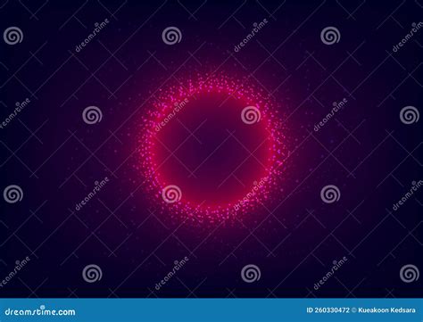 Abstract Light Circle Background Stock Illustration - Illustration of ...