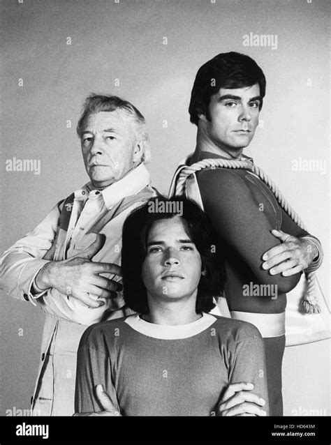 SHAZAM!, from left: Les Tremayne, Michael Gray, Jackson Bostwick, 1974 ...