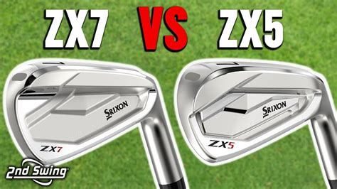 Srixon Golf Irons Comparison Zx5 Vs Zx7 Trackman Test And Feedback