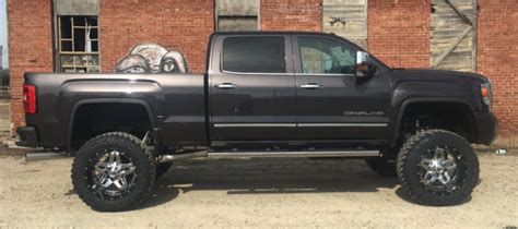2016 Gmc 2500 Hd Duramax Denali 37 Tires 22 Wheels 75 Lift 4x4