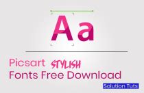 Fonts for Picsart Free Download ttf & Add Them - Solution Tuts