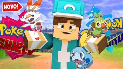 Minecraft NOVO JOGO DE PIXELMON POKEMON SHILD E SWORD Goten