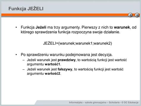 PPT Podstawowe Funkcje W Arkuszu Kalkulacyjnym PowerPoint