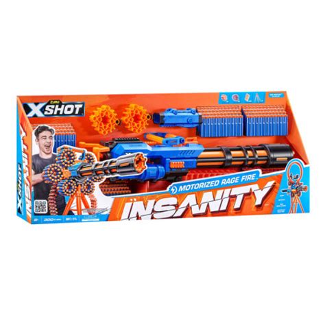 ZURU Toys X Shot Insanity Motorized Rage Fire With Darts 1 Ea Costco