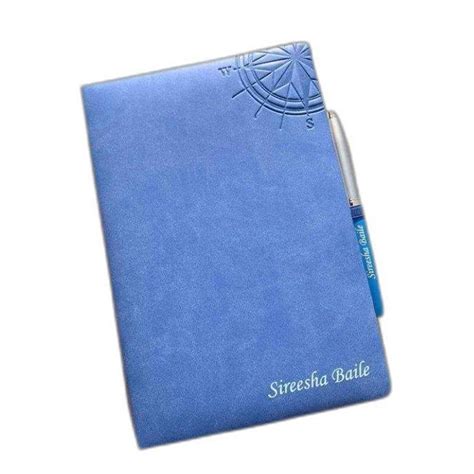 Hard Bound PU Leather Blue Office Executive Diary Paper Size A5 At Rs