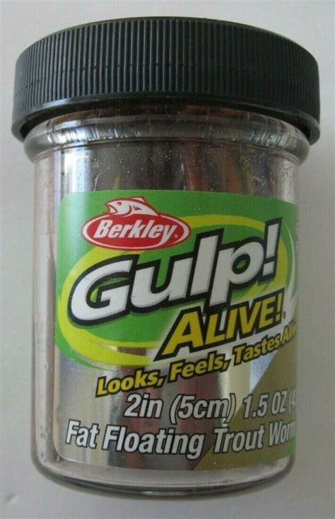 Amazon Berkley Gulp Alive Fat Floating Trout Worm 2 1 5