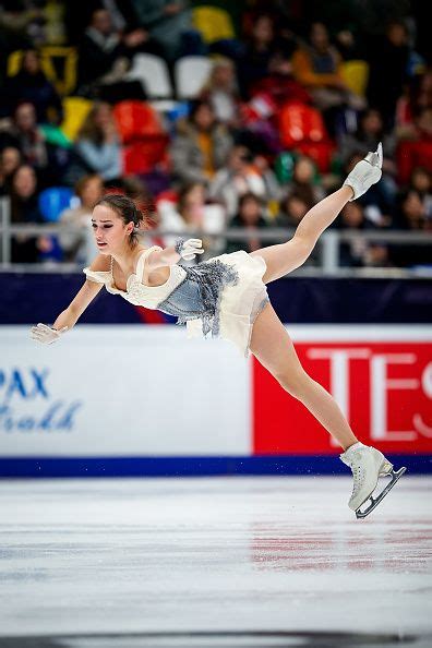 Moscow Russia November Alina Zagitova Of Russia Competes In The