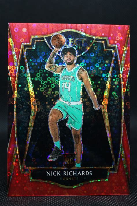 Panini Select Premier Level Red Disco Prizm Nick