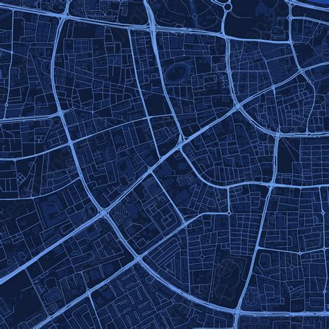 Doha Dark Blue Vector Map Boundless Maps