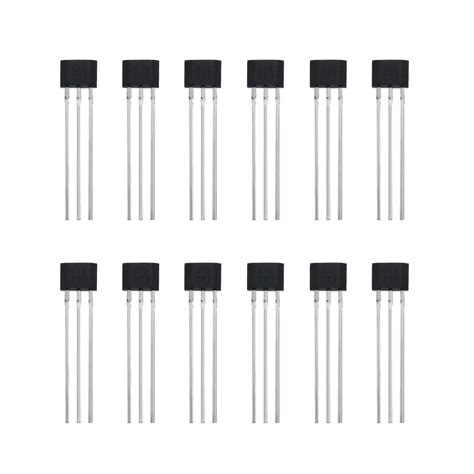 12Pcs 41F TO 92S Bipolar Hall Effect Sensor Magnetic Detector SS41F