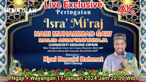 Live Exclusive Ngaji Wayang Santri Bareng Ky Basuki Rahmat In