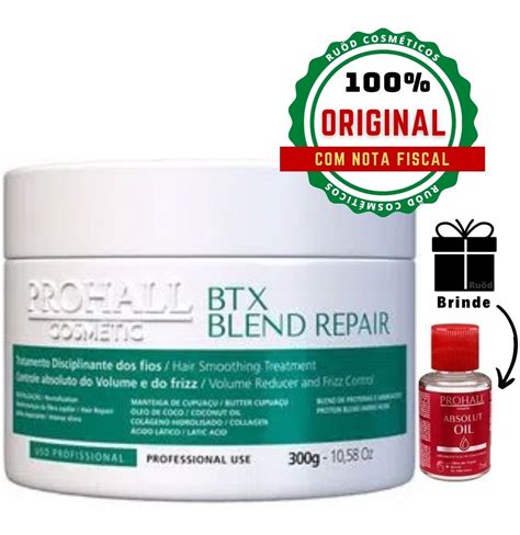 Botox Btx Blend Repair G Prohall Sem Formol Efeito Liso Ru D