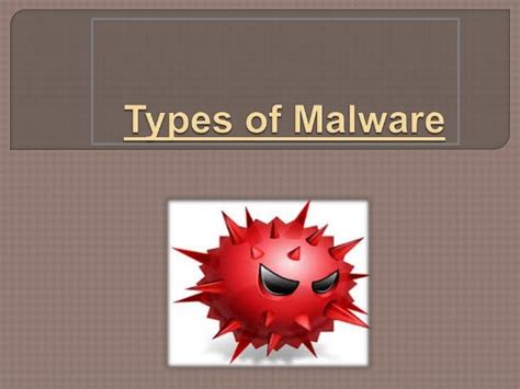 Types of malware