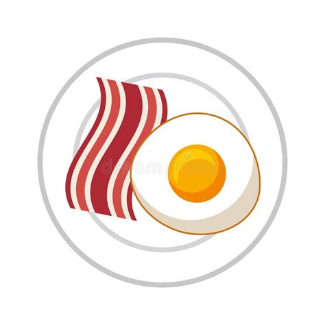 Fried Egg Isolated Egg Vector Icon Stock Vector Illustration Of