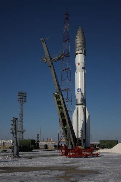 Spaceflight Now Proton Launch Report Proton Rollout With Turksat 4a