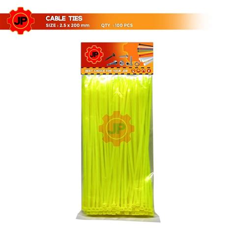 Jual Kabel Ties X Mm Kuning Pengikat Kabel Tis Cable Tie