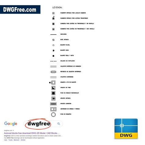 Auto Cad Symbols Drawing - Autocad blocks free download DWG.