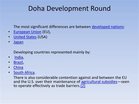 doha development  powerpoint