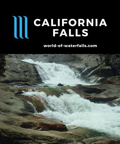 california falls tuolumne river waterfall  glen aulin