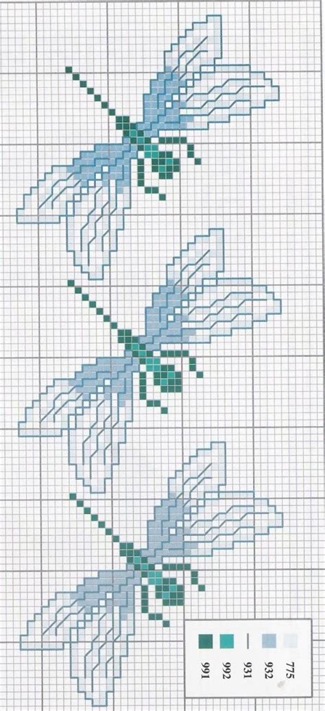 Pin by Müberra on Kanaviçe Dragonfly cross stitch Cross stitch