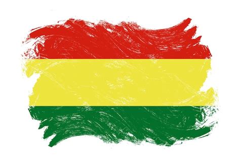 Premium Photo Bolivia Flag On Distressed Grunge White Stroke Brush