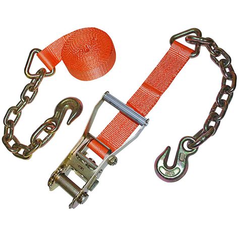 2 Inch Ratchet Strap With Chain And Hooks Lodi Metals