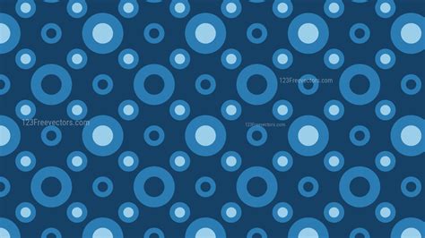 Dark Blue Circle Pattern