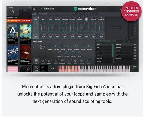 Big Fish Audio Release Free Momentum Loop Effect Plugin Sample