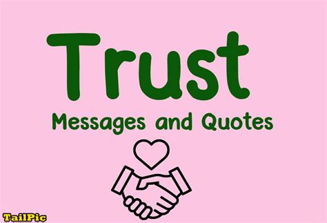 Best Trust Messages And Inspirational Quotes