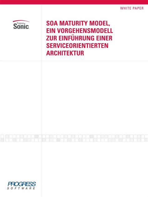 PDF SOA MATURITY MODEL EIN VORGEHENSMODELL ZUR Cdn Crn De Fileadmin