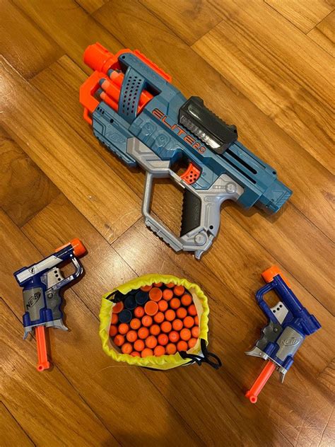 NERF Elite Commander And NERF N Strike Jolt Blaster X2 Hobbies Toys