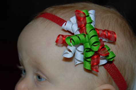 Nap Time Crafts: Christmas Hair Clips