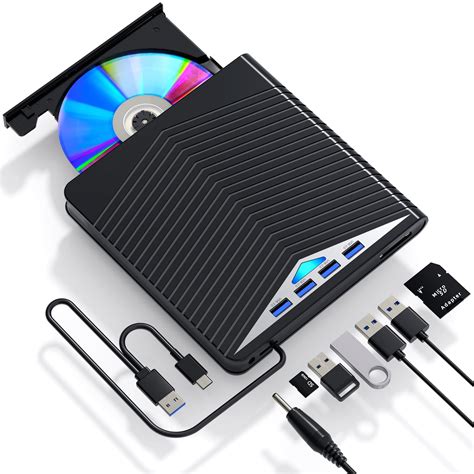 Free Shipping Aelrsoch 5 In 1 External Blu Ray Drive Usb 30 Type C