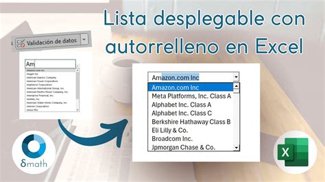 Lista Desplegable Con Autorrelleno En Hoja De Excel Cuadro Combinado