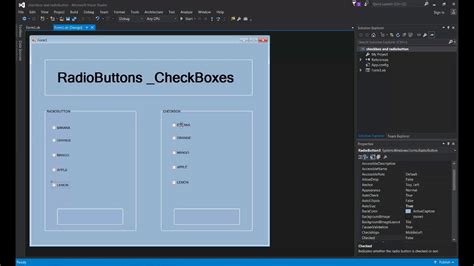 Visual Basic How To Code Radiobutton Checkbox Youtube