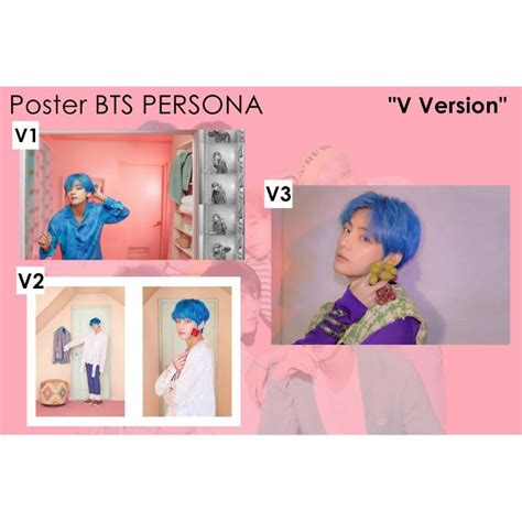 Jual Poster Bts Persona Member Kpop Jungkook V Jimin Suga Jin Shopee Indonesia