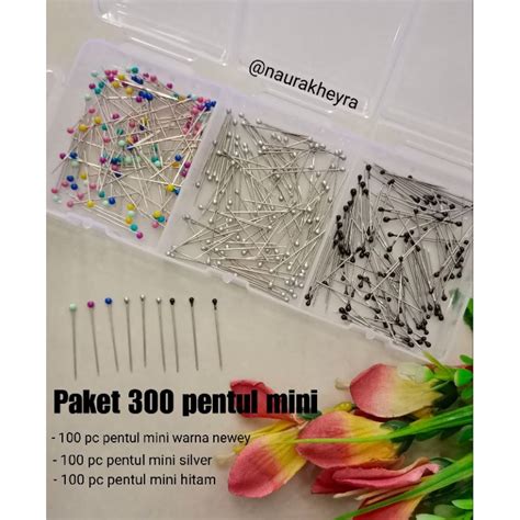 Jual Paket Pins Hijab Pc Jarum Pentul Mini Tajam Anti Karat