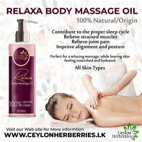 Relax Body Massage oil - Aussie Bay