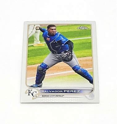 2022 Topps Chrome Salvador Perez Kansas City Royals 50 EBay